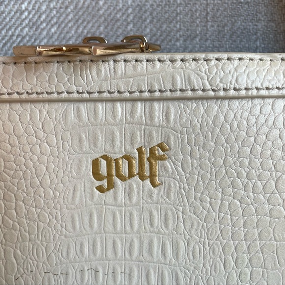 *RARE* Golf Wang x Golf Le Fleur x Tyler the Creator Leather Alligator Print Bag - Picture 1 of 16